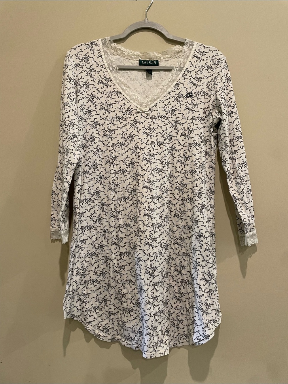 Lauren Ralph Lauren Floral Nightgown Women's M